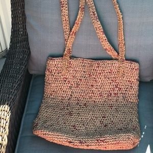 Recycled shopping tote bag